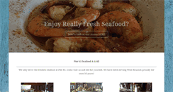 Desktop Screenshot of pier61seafood.com