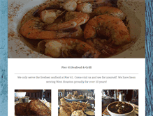 Tablet Screenshot of pier61seafood.com